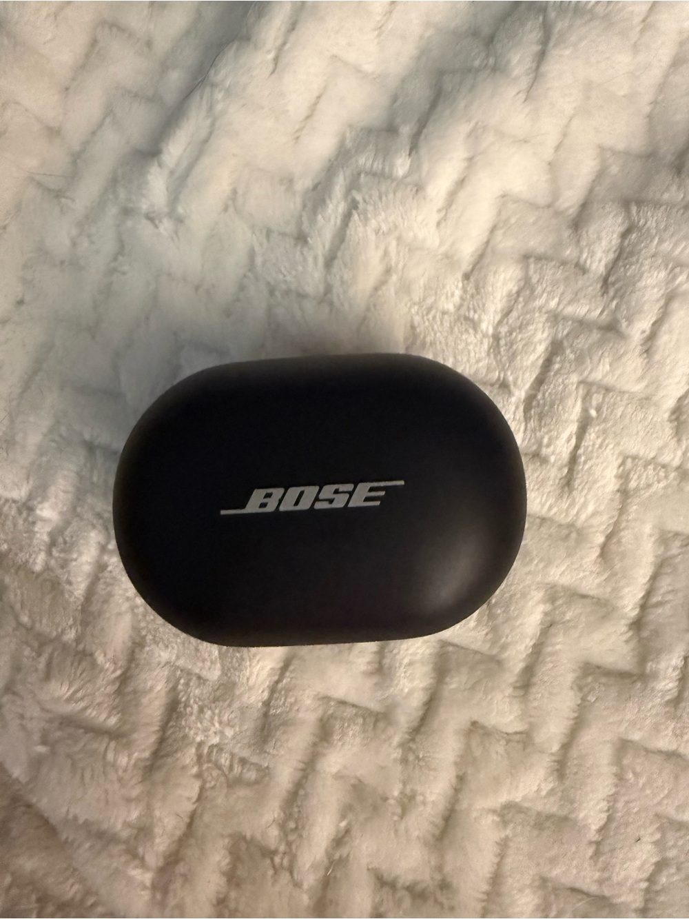 Bose Black Oval True Wireless Earbuds Charging Case